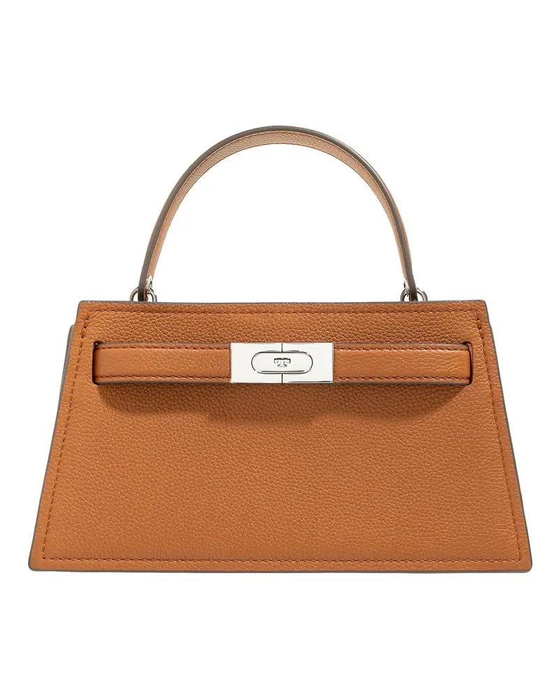 Tory Burch Satchels Petite Lee Radziwill Pebbled Bag braun Braun