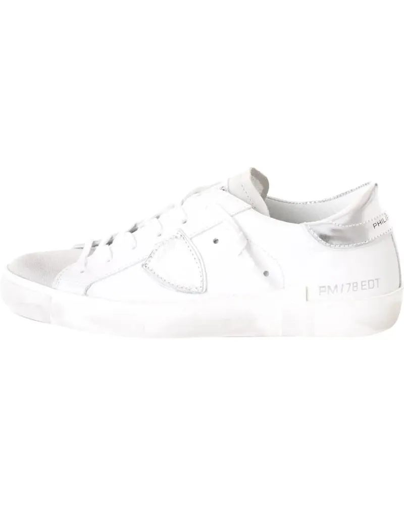 Philippe Model Low-Top Sneaker  White leather PRSX Low sneakers blau Blau