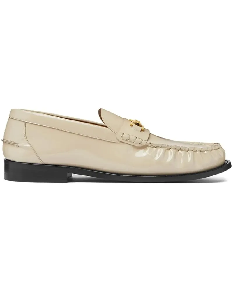 Versace Loafer Flat Shoes Light Sandgold goldfarben 