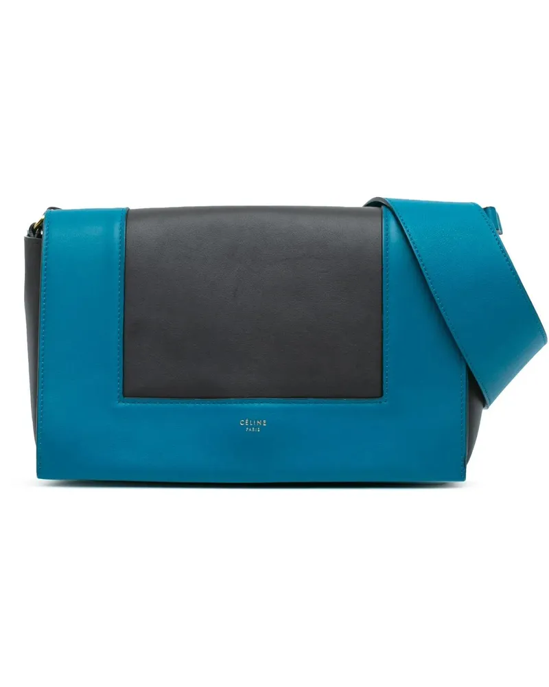 Celine Hobo Bags 2017 Leather Frame Shoulder Bag schwarz Schwarz