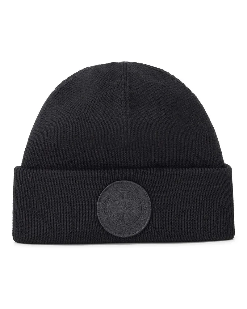 Canada Goose Caps & Mützen Beanie Arctic aus Wolle schwarz Schwarz