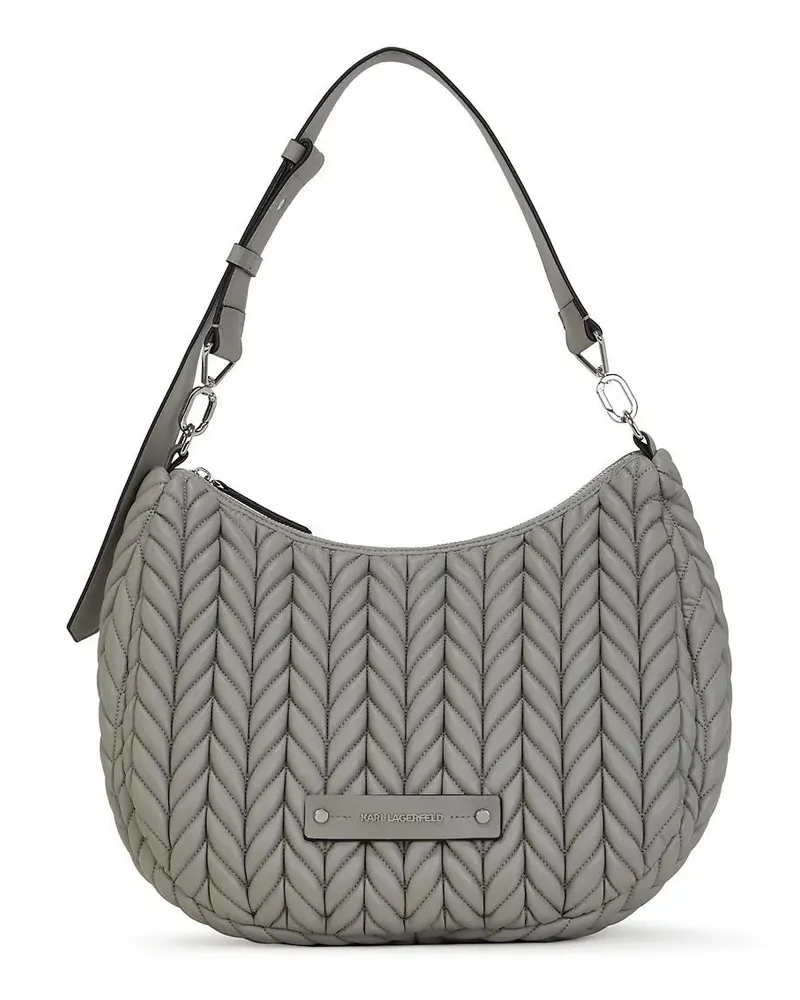 Karl Lagerfeld Hobo Bags K/WEAVE HOBO-TASCHE grau Grau