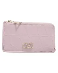 Valentino Garavani Portemonnaie V Logo Card Holder Gold