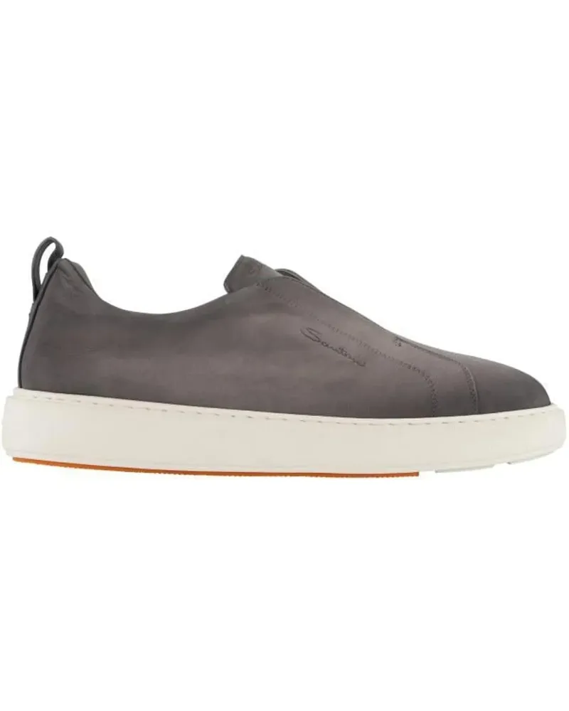 Santoni Low-Top Sneaker Victory Sneaker grau Grau