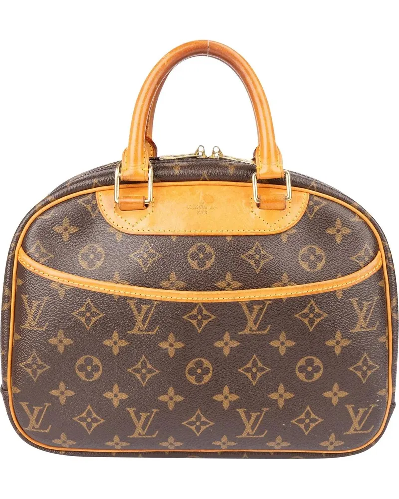Louis Vuitton Crossbody Bags  Canvas Monogram Trouville Handbag braun Braun