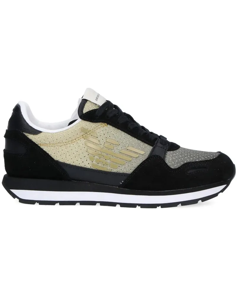 Emporio Armani Low-Top Sneaker Sneakers Black schwarz Schwarz
