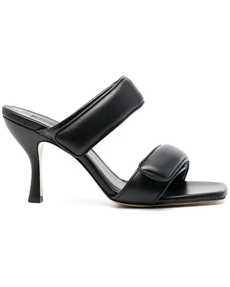 Gia Borghini Slipper & Pantoletten Perni 03 New Leather Mules schwarz Schwarz