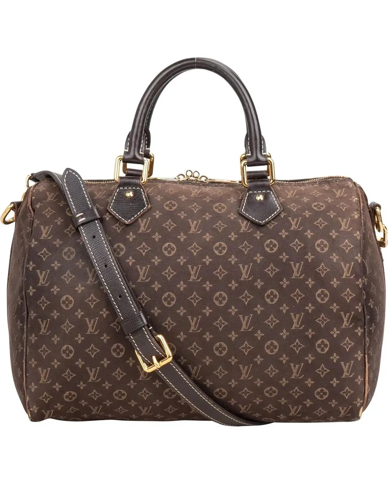 Louis Vuitton Crossbody Bags  Mini Lin Monogram Speedy 30 Handbag braun Braun