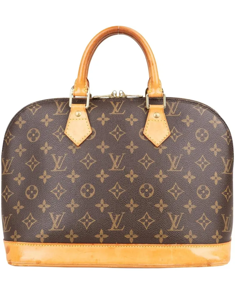 Louis Vuitton Crossbody Bags  Canvas Monogram Alma PM Handbag braun Braun