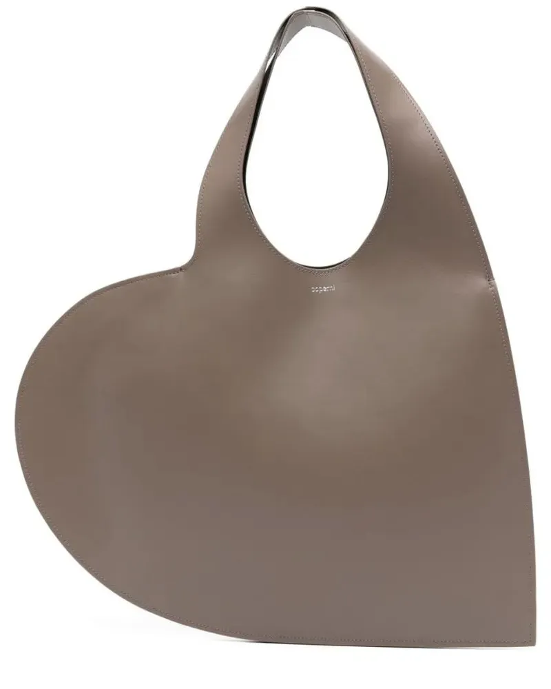 COPERNI Crossbody Bags Asymmetrical Heart-Inspired Calfskin Handbag pink Rosa