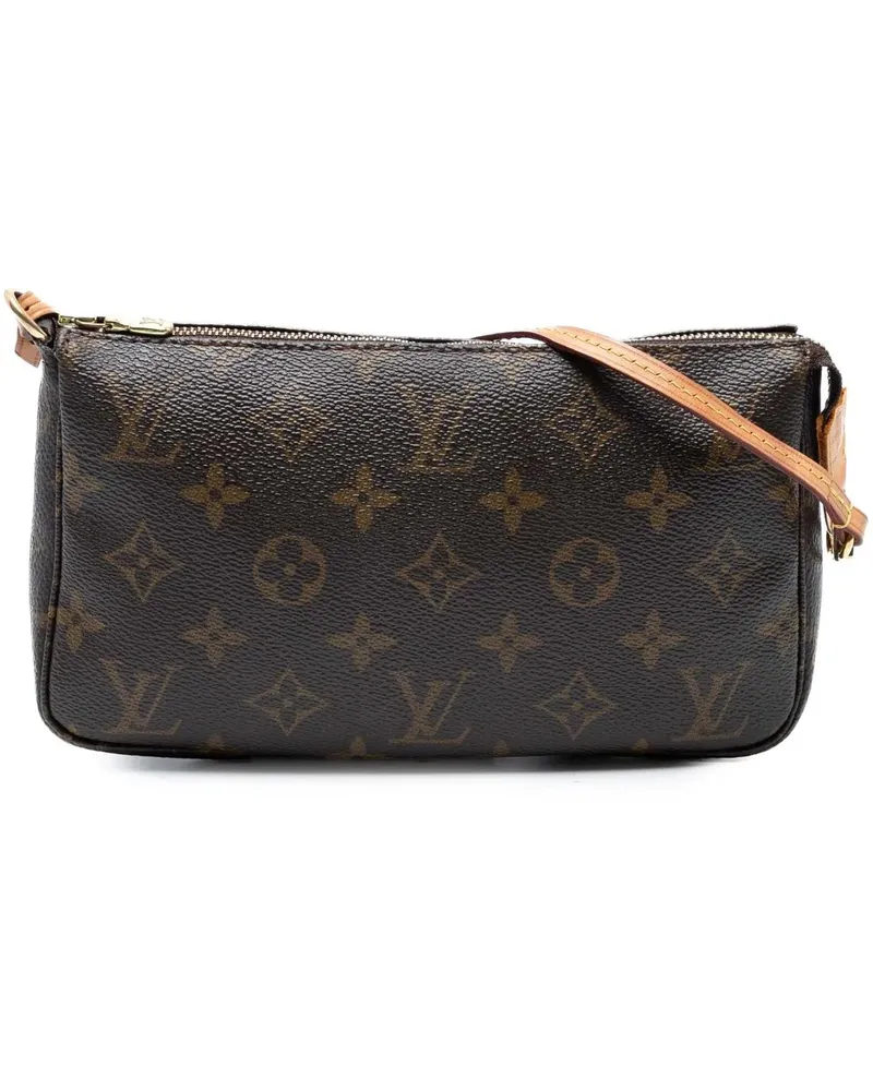 Louis Vuitton Hobo Bags Monogram Pochette Accessoires braun Braun