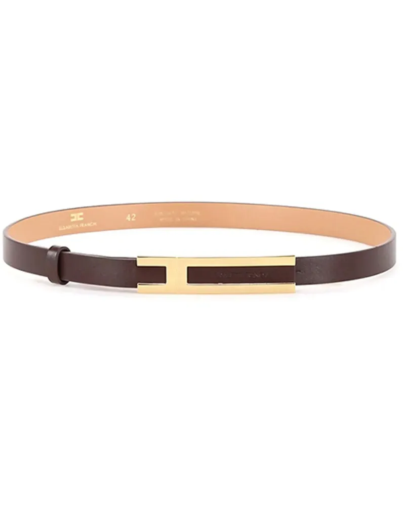 Elisabetta Franchi Gürtel Belts Caffe braun Braun