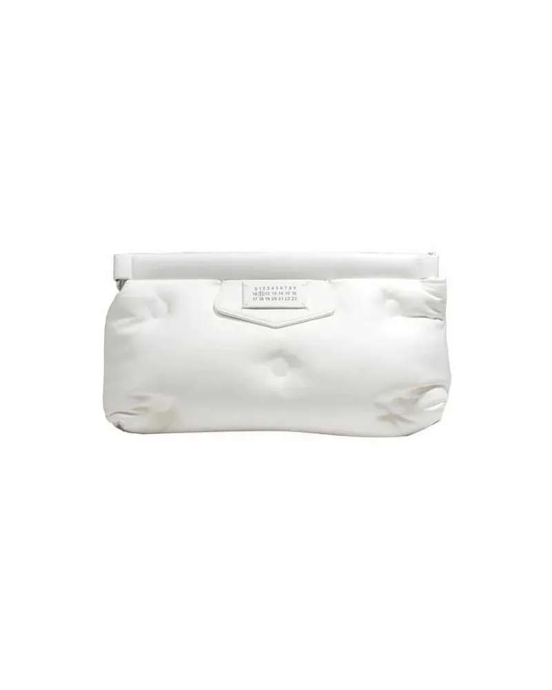 Maison Margiela Clutches Glam Slam Padded Clutch White weiß Weiß