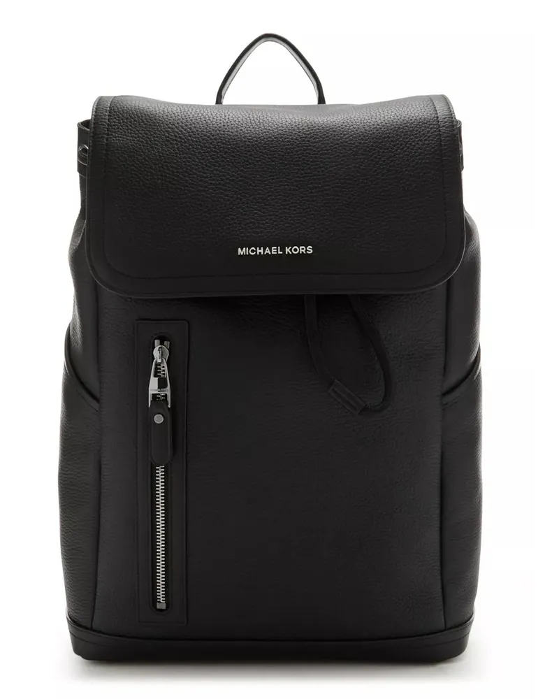 Michael Kors Rucksäcke  Hudson Schwarze Leder Rucksack 33H3LH Schwarz