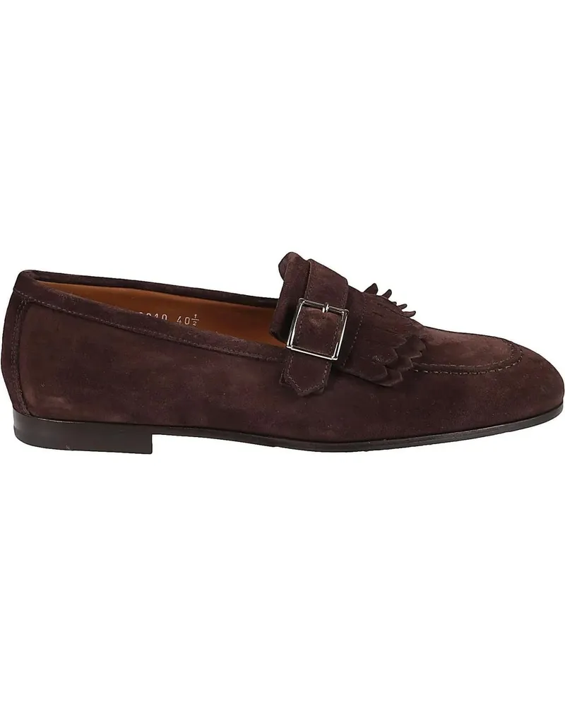 Doucal´s Low-Top Sneaker Shangai Buckled Brown braun Braun