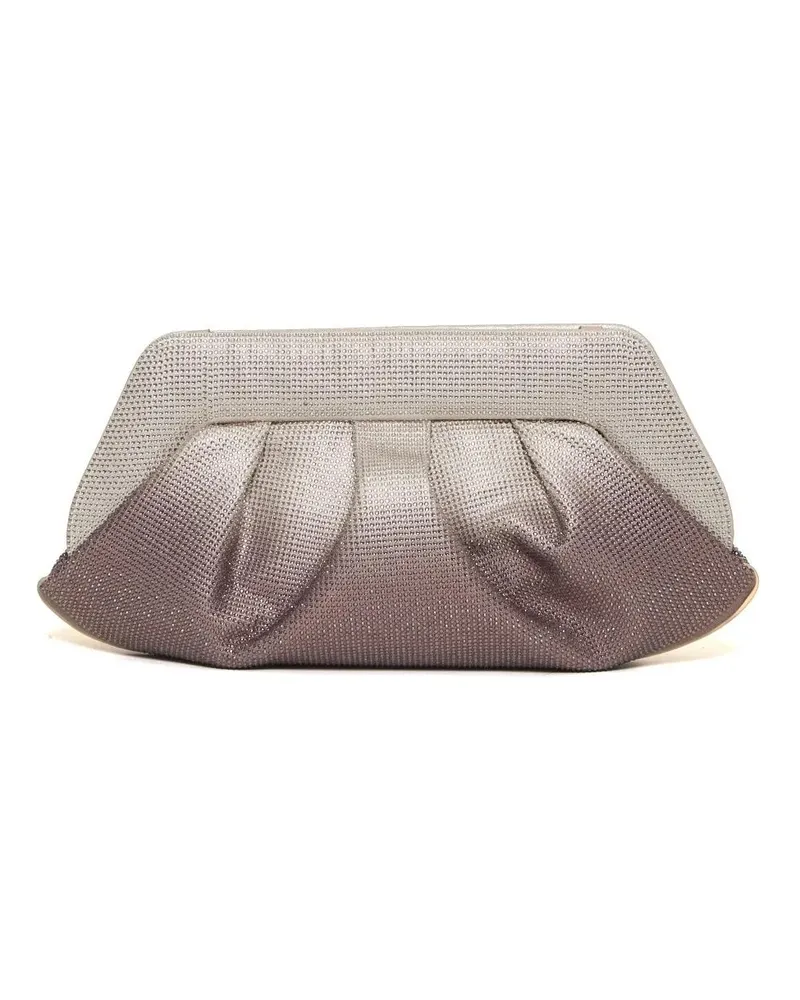 THEMOIRÈ Clutches Silver Rose Vegan Leather Clutch pink Rosa
