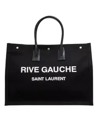 Saint Laurent Totes Rive Gauche Large Tote Bag Schwarz