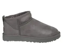 Stiefel Grey Suede Ankle Boots With Padded Collar grau