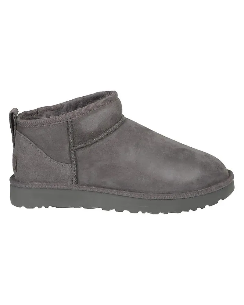 UGG Stiefel Grey Suede Ankle Boots With Padded Collar grau Grau