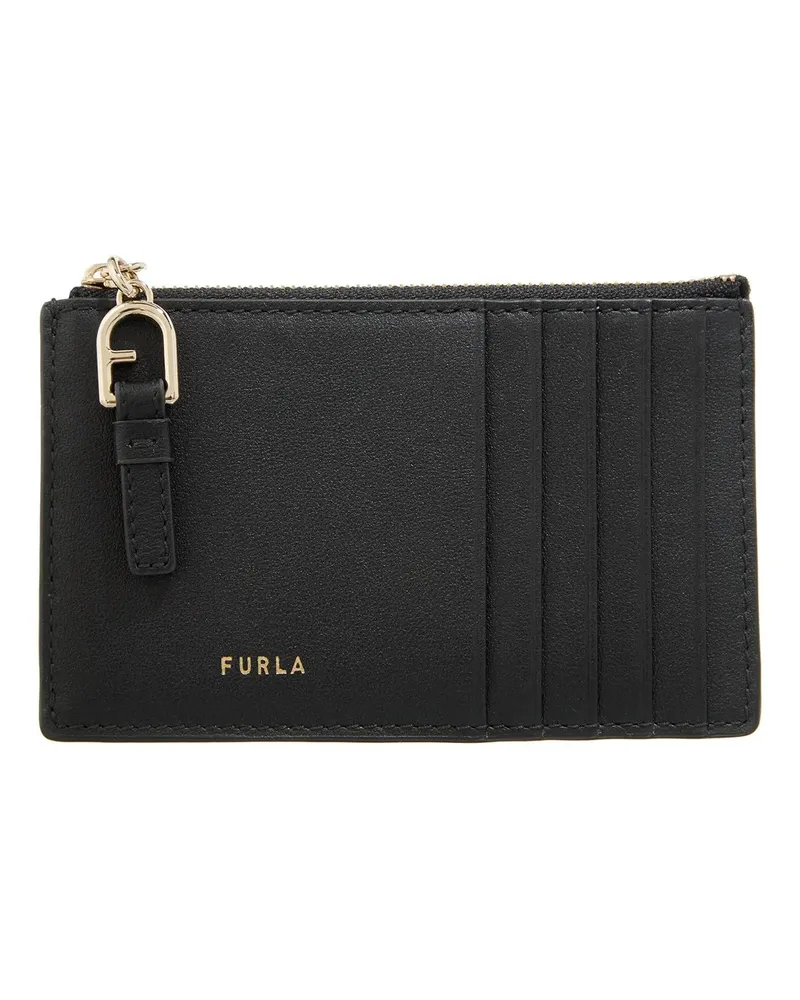 Furla Portemonnaie  Nuvola M Zipped Card Case schwarz Schwarz