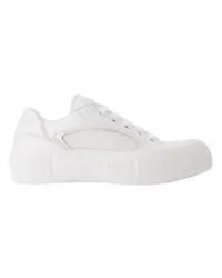 Alexander McQueen Sneakers Deck Sneakers  - Calfskin - White Weiß