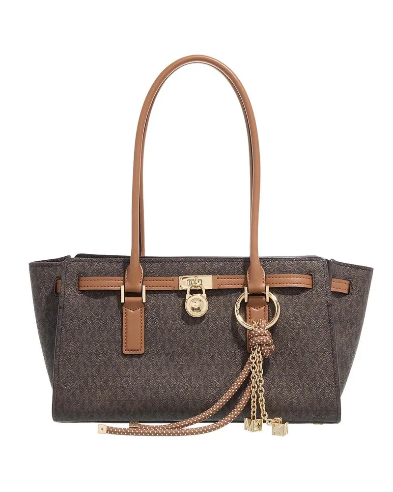 Michael Kors Shopper & Totes Sm Ew Shoulder Tote w Charm braun Braun