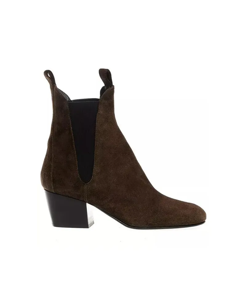 Attilio Giusti Leombruni Stiefel Green Suede Ankle Boots grün Grün