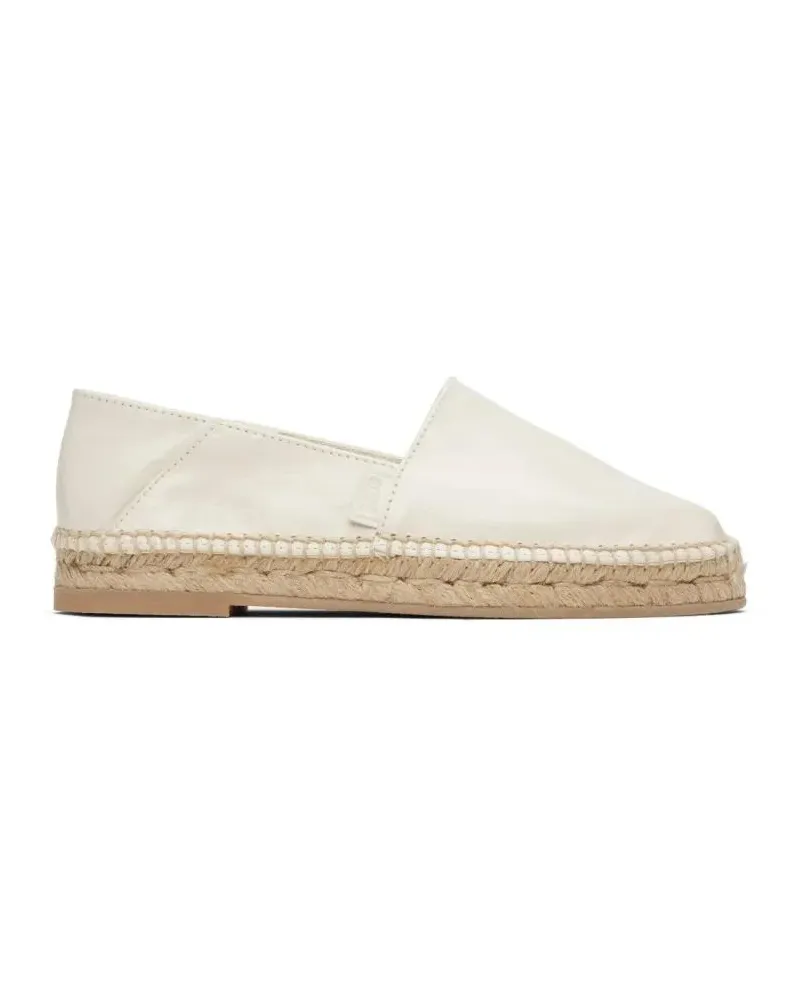 AMI Paris Low-Top Sneaker Logo Slip-on Espadrilles weiß Weiß