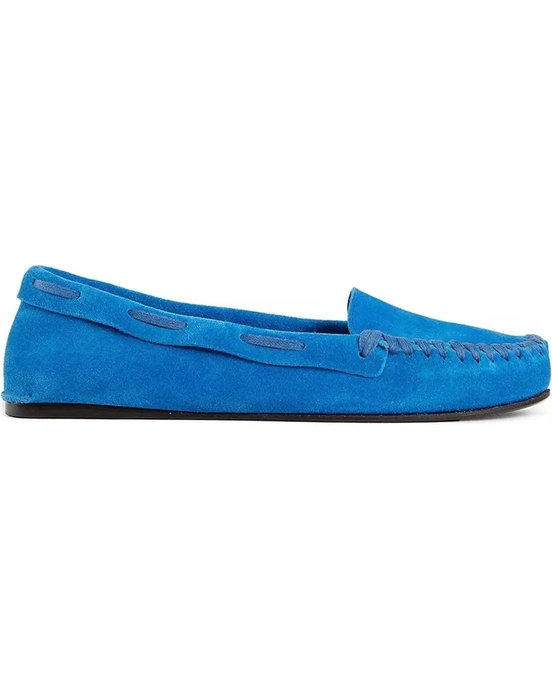 The Row Mabel Leather Loafers blau Blau