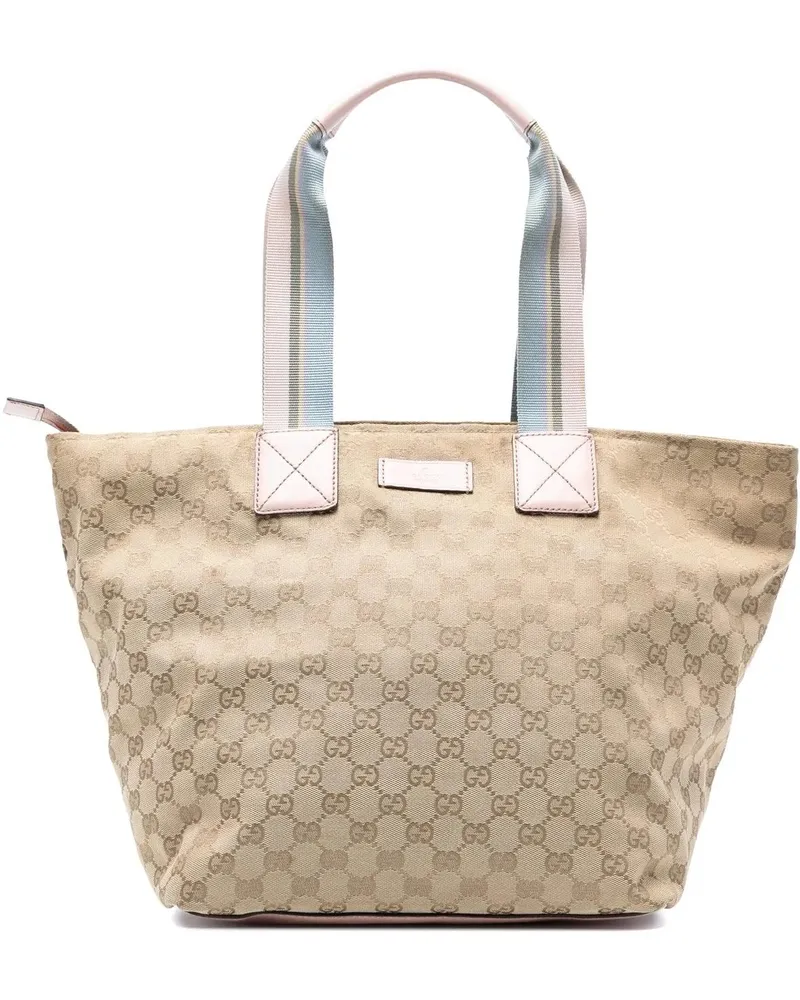 Gucci Shopper GG Canvas Web Tote braun Braun