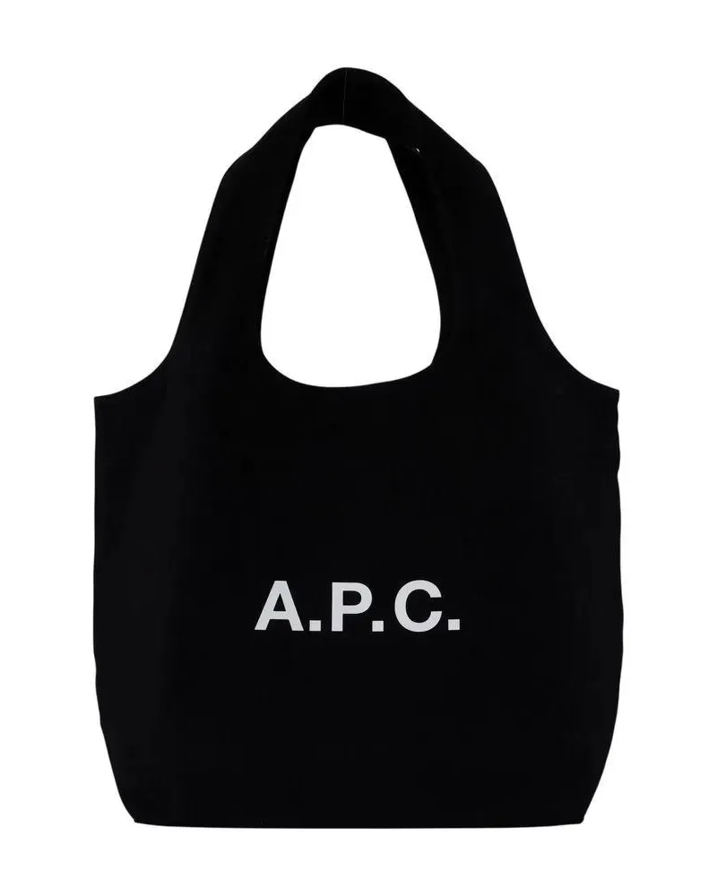 A.P.C. Shopper & Totes Ninon Shopper Bag - Synthetic - Black schwarz Schwarz