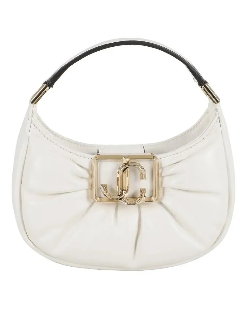 Jimmy Choo Hobo Bags Edie Hobo Mini weiß Weiß