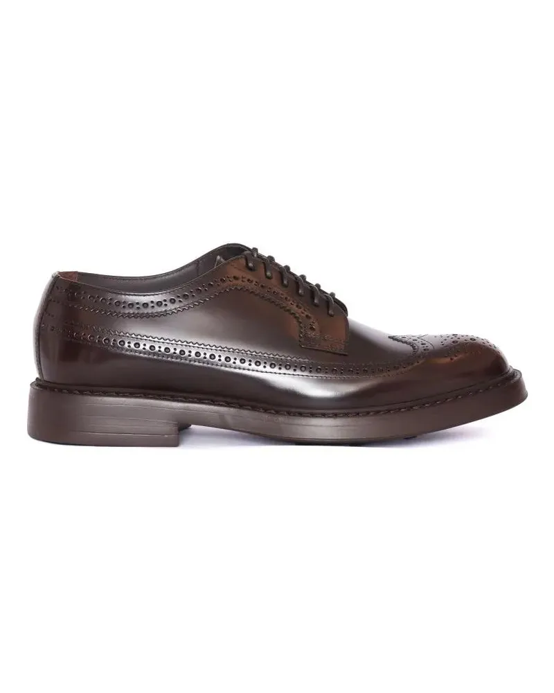 Doucal´s Stiefel Dovetail Derby (Gm) Horse Brown With Dark Brown Fi grau Grau