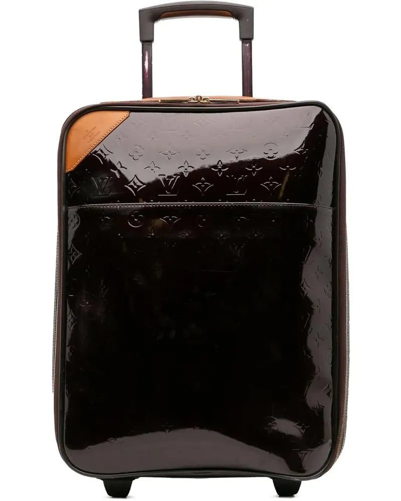 Louis Vuitton Weekender Monogram Vernis Pegase 45 orange Orange