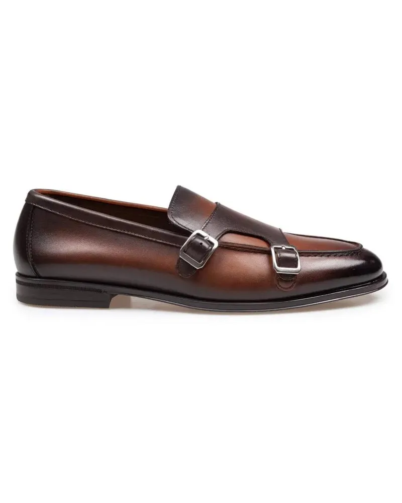 Doucal´s Loafer Wood Color Leather Double Bucke Adler Loafers braun Braun