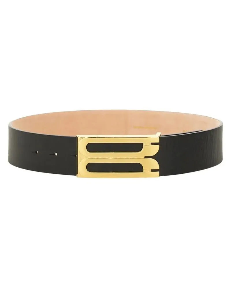 Victoria Beckham Gürtel Jumbo Frame Belt schwarz Schwarz