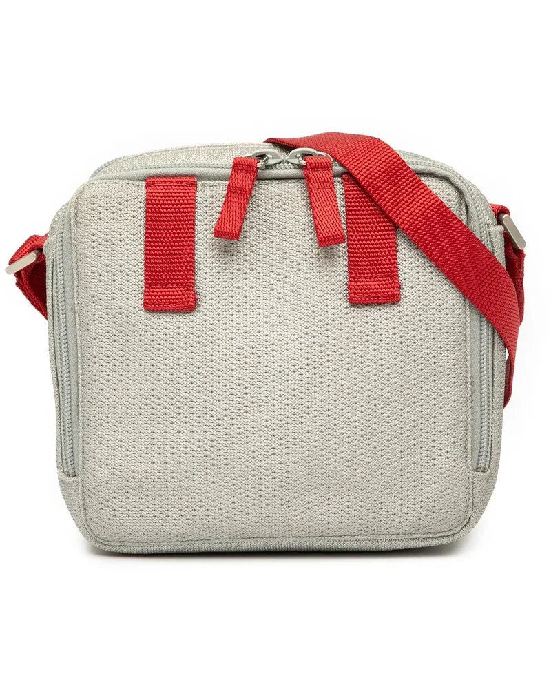 Prada Hobo Bags Luna Rossa Polyester Crossbody grau Grau