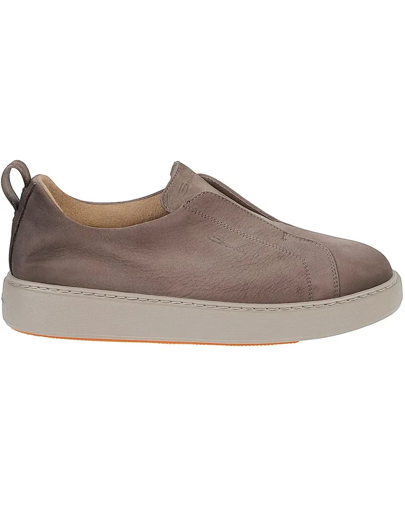 Santoni Low-Top Sneaker Victory 40 Slip On Sneakers Brown braun Braun
