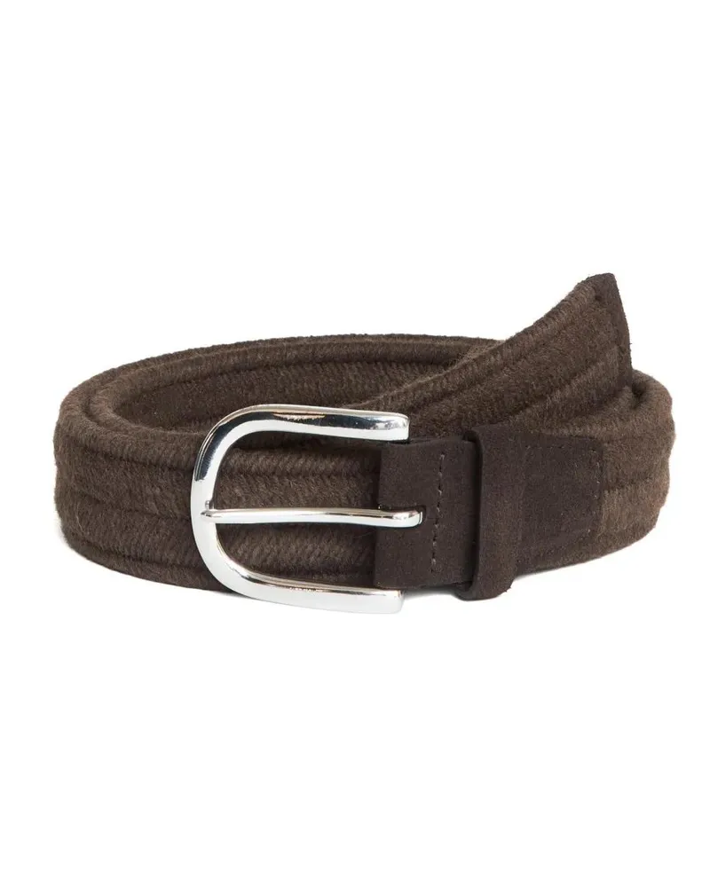 Orciani Gürtel Elast Wool Belt schwarz Schwarz