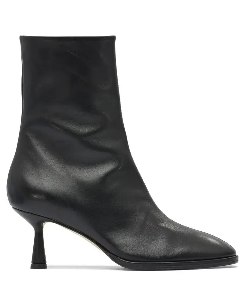 aeyde Stiefel Pointed Toe Black Ankle Boots schwarz Schwarz