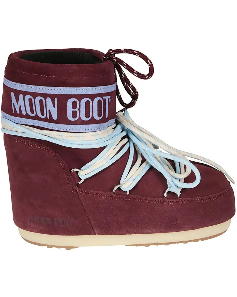 Moon Boot Stiefel Icon Low Ankle Boots Red rot Rot