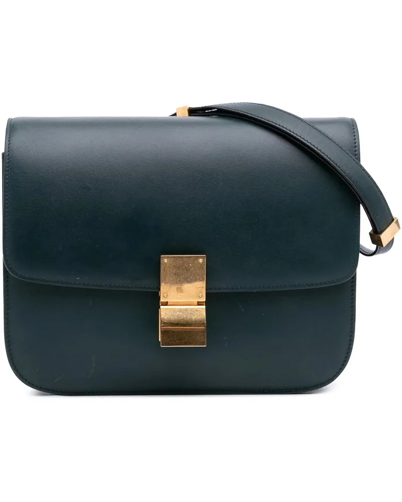 Celine Hobo Bags Medium Calfskin Classic Box grün Grün