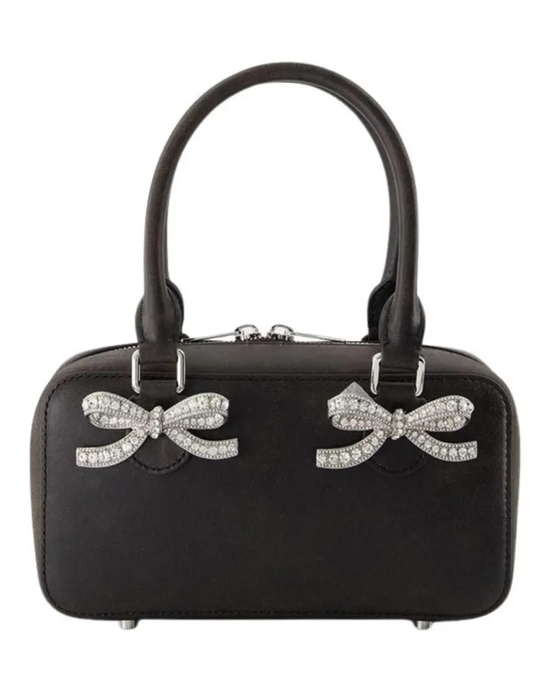 Self-Portrait Shopper & Totes Mini Tote Bag - Leather - Black schwarz Schwarz