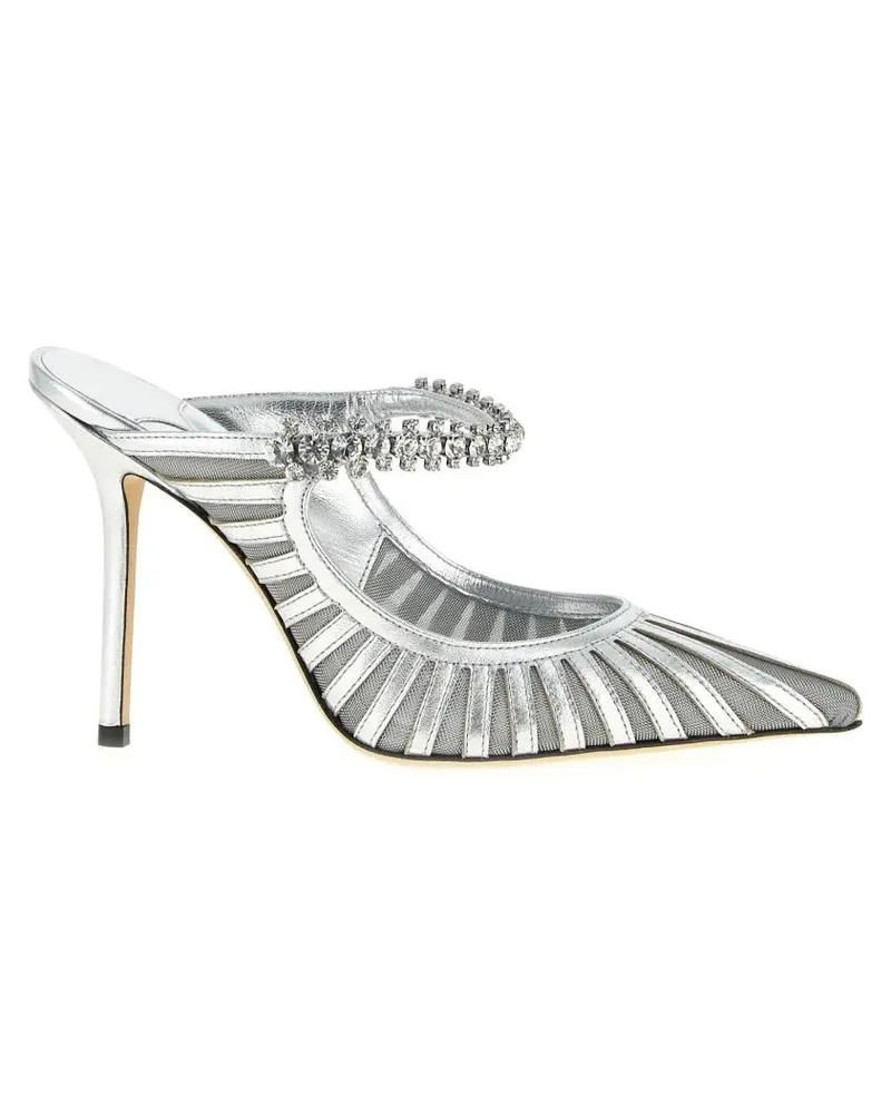 Jimmy Choo Slipper & Pantoletten 'Bing' Mules grau Grau