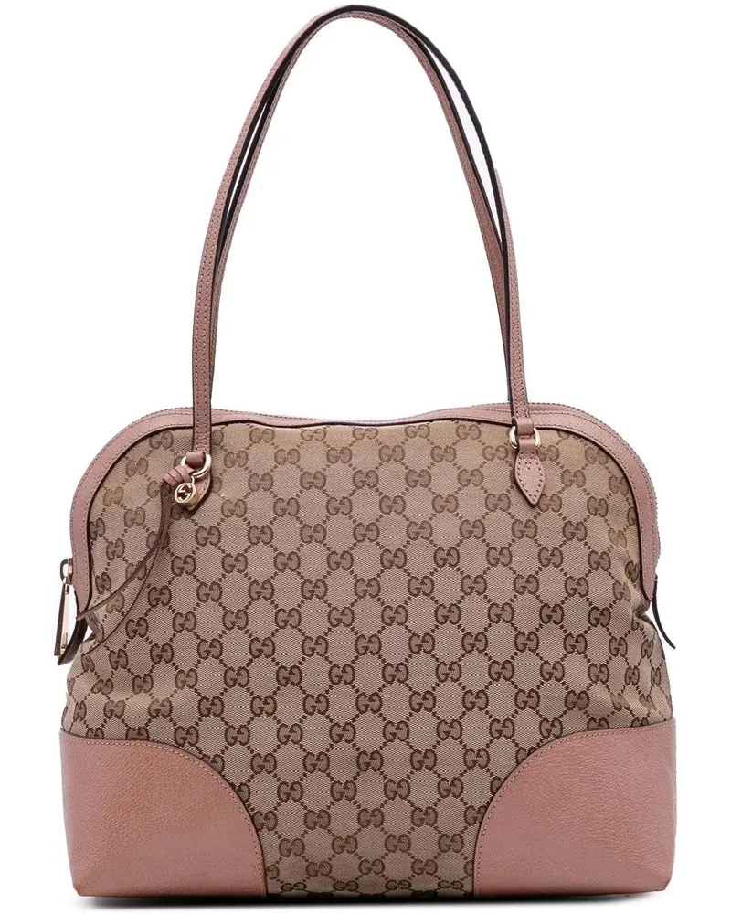 Gucci Shopper Medium GG Canvas Bree Dome Tote braun Braun