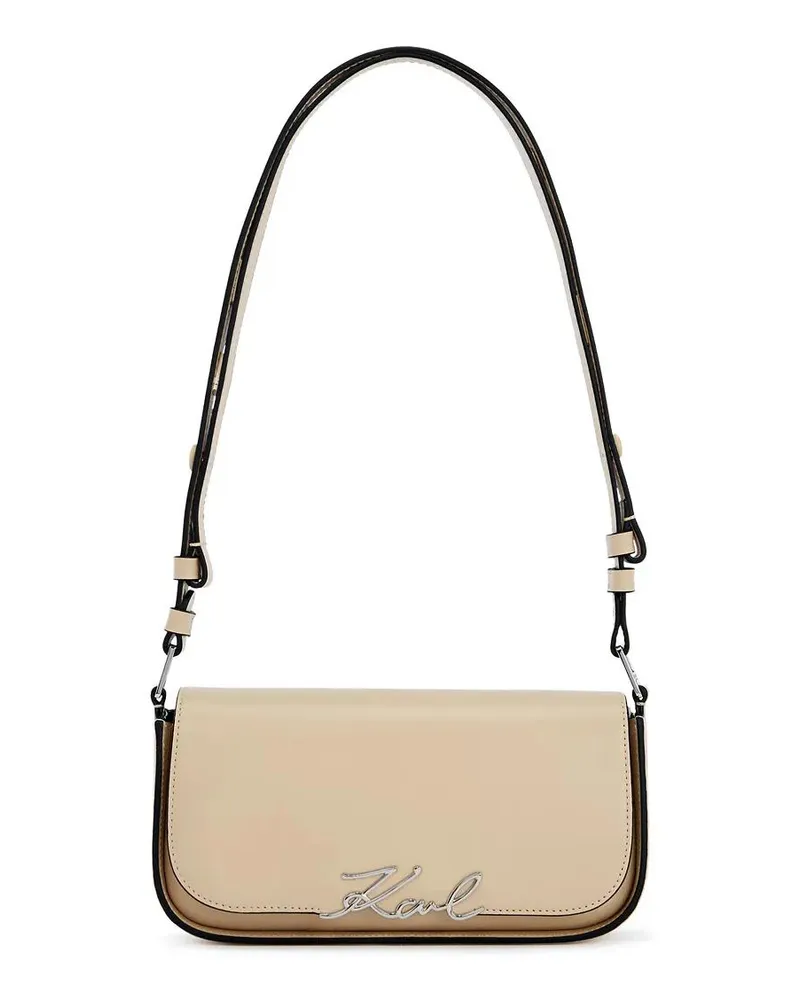 Karl Lagerfeld Crossbody Bags K/SIGNATURE ZWEIWEG-UMHÄNGETASCHE beige Beige
