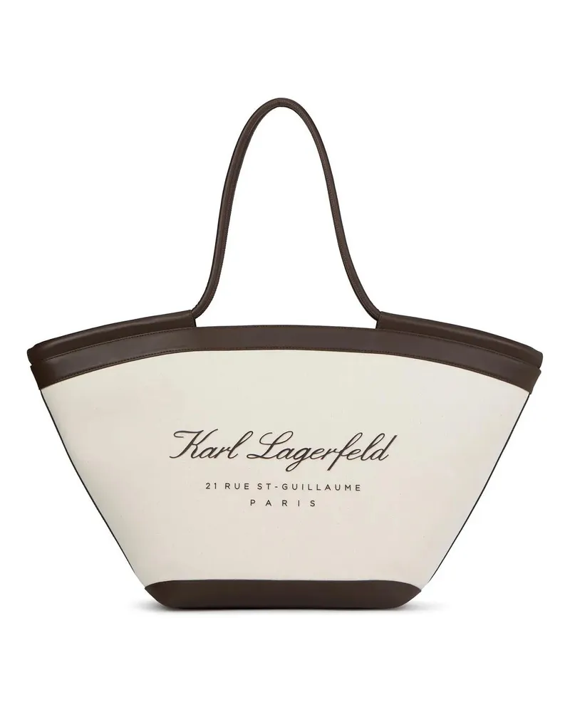 Karl Lagerfeld Shopper Hotel Karl Große Strand-Tote Bag beige Beige