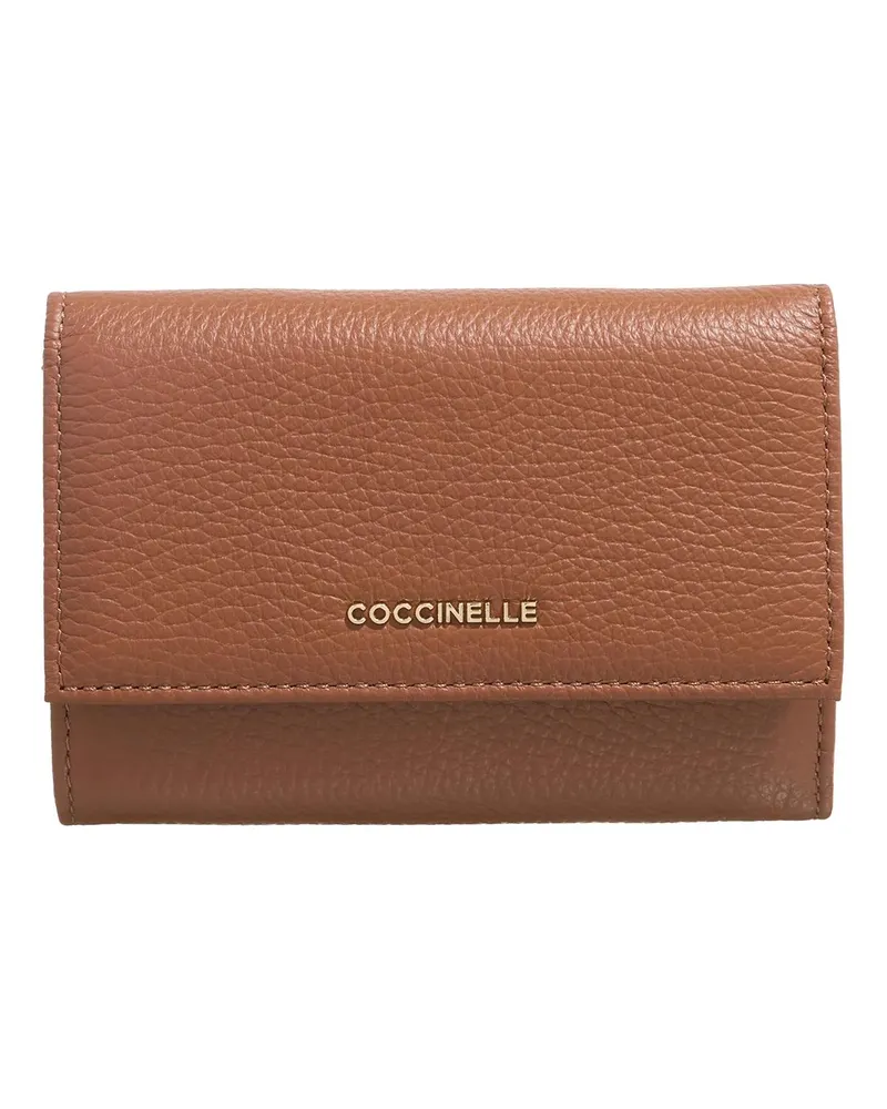 Coccinelle Portemonnaie Metallic Soft cognacbraun Cognacbraun