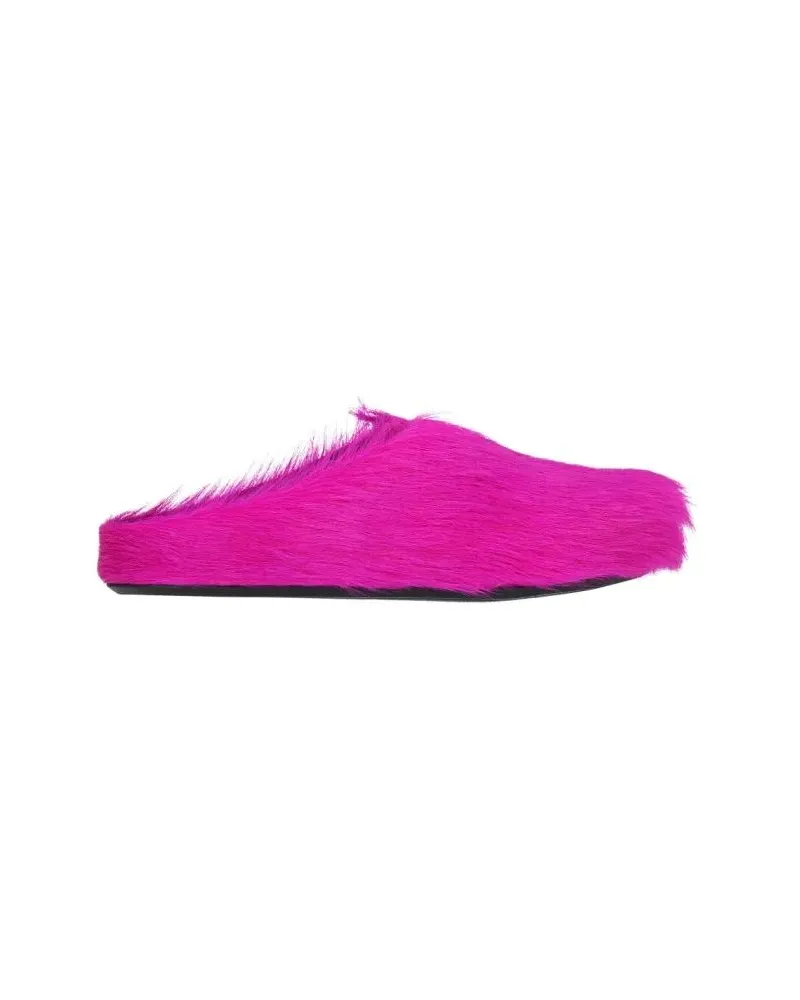 Marni Loafer "Fussbett" Sabot – Fuchsia pink Rosa