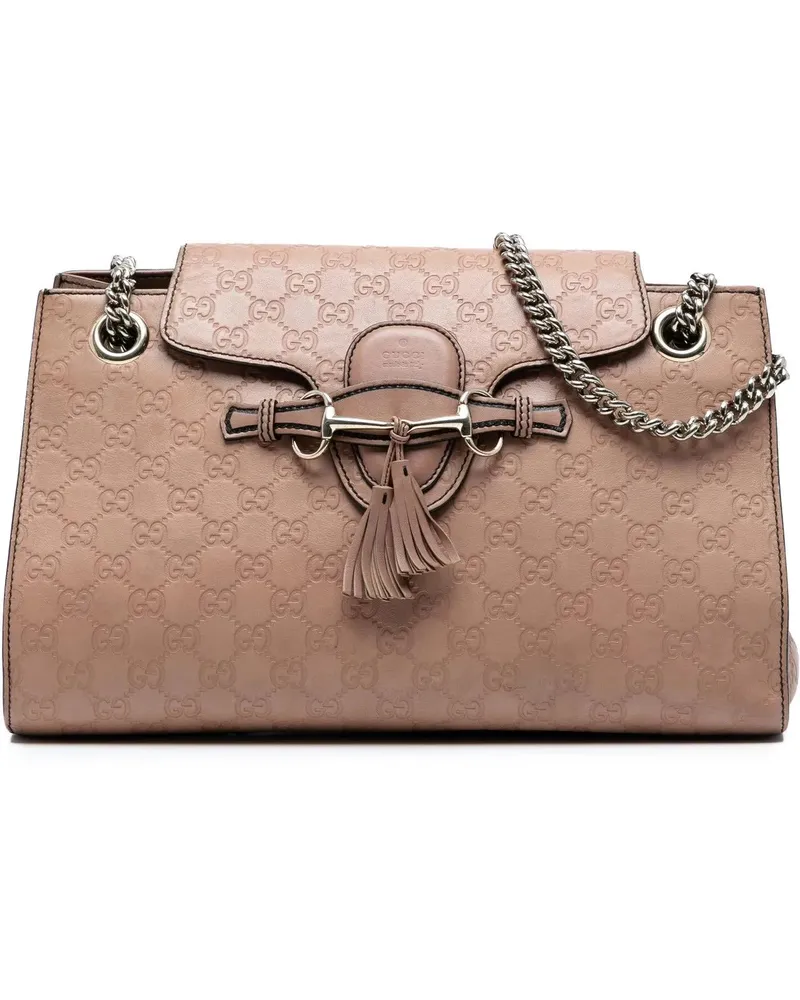 Gucci Hobo Bags Large ssima Emily Shoulder Bag rosa Gold